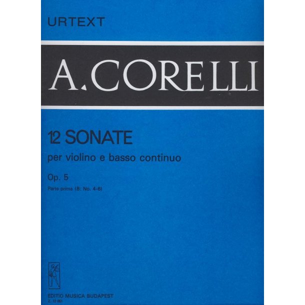 12 sonate per violino e basso continuo I-B op. 5