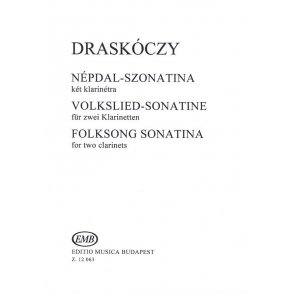 Volkslied-Sonatine für zwei Klarinetten : für zwei Klarinetten