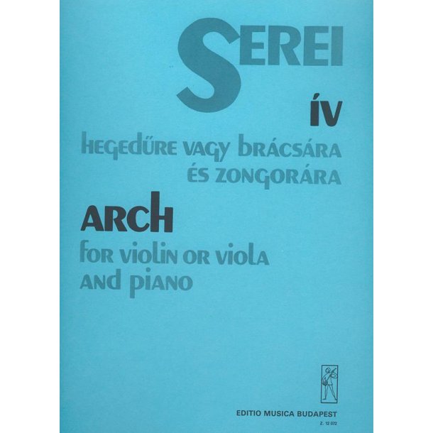 Arch f&uuml;r Violine oder Viola und Klavier : f&uuml;r Violine oder Viola und Klavier