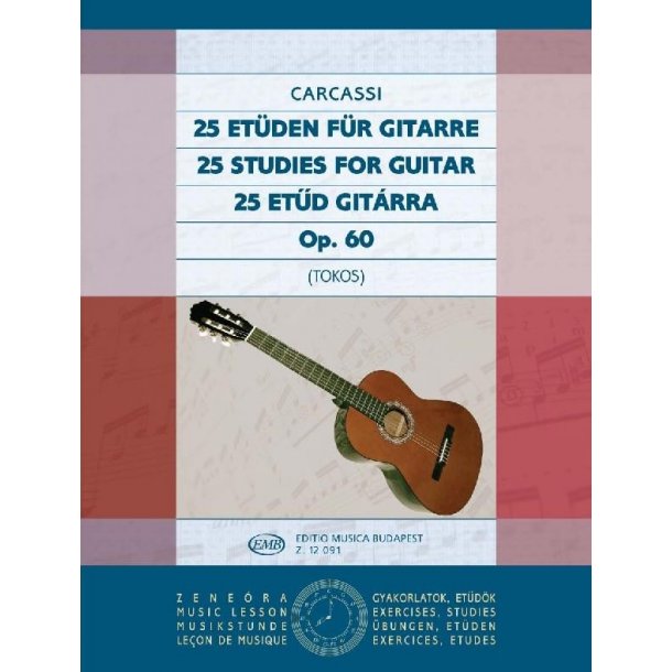 25 Et&uuml;den f&uuml;r Gitarre op. 60