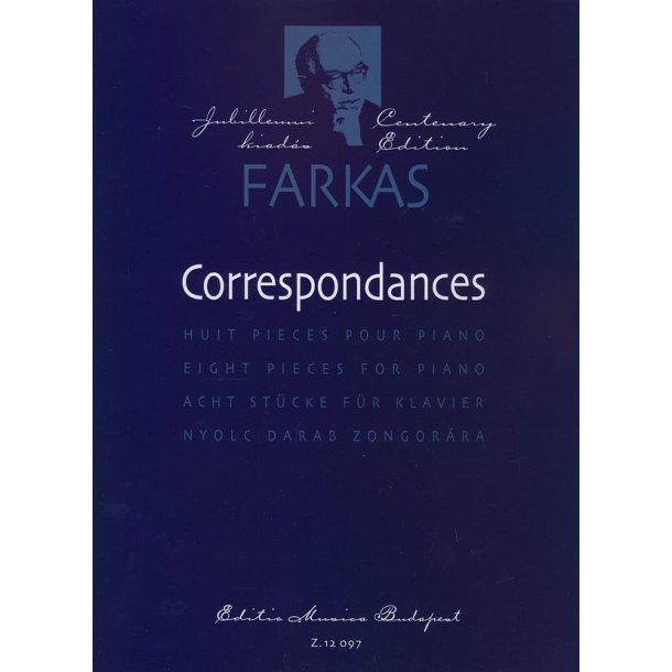 Correspondances 8 Klavierst&uuml;cke : 8 Klavierst&uuml;cke