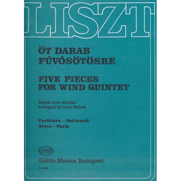 F&uuml;nf St&uuml;cke : f&uuml;r Bl&auml;serquintett