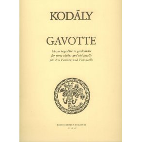 Gavotte für drei Violinen und Violoncello : für drei Violinen und Violoncello