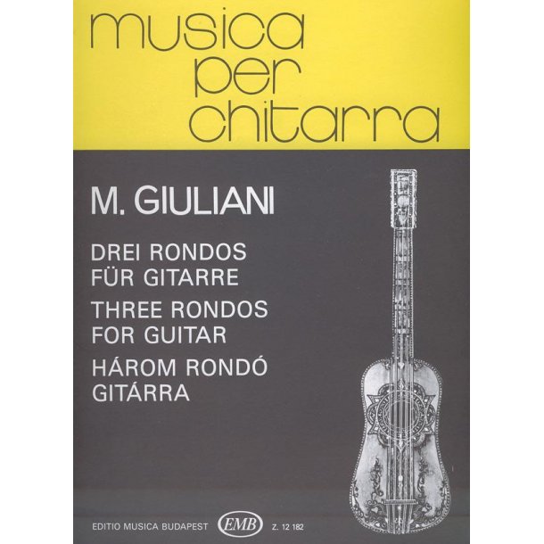 Drei Rondos f&uuml;r Gitarre