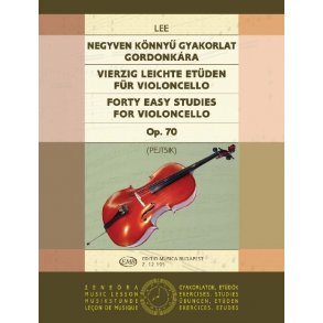 Forty Easy Studies for Violoncello : Op. 70