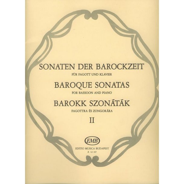 Sonaten Der Barockzeit Ii