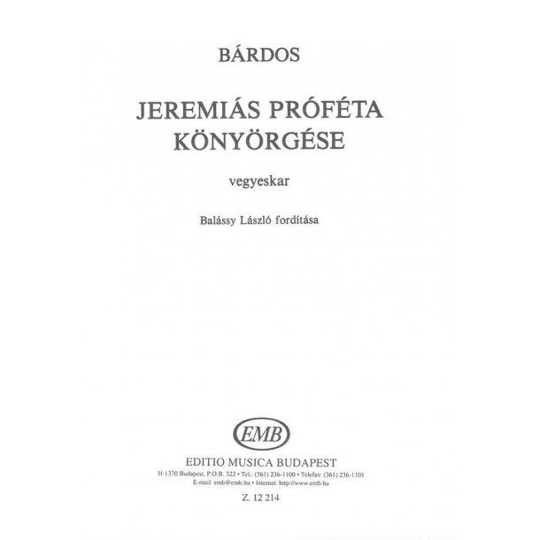 Invocation of Jeremiah