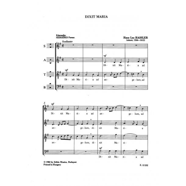 Old Masters' Mixed Choruses V38