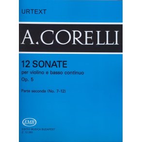 12 sonate per violino e basso continuo II op. 5