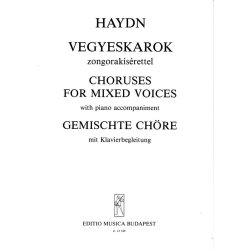 Gemischte Ch&ouml;re (Opernausschnitte) mit Klavierbe : mit Klavierbegleitung