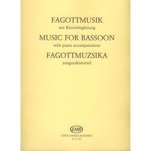Fagottmusik Mit Klavierbegleitung : mit Klavierbegleitung