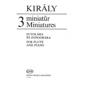 3 Miniaturen : für Flöte und Klavier