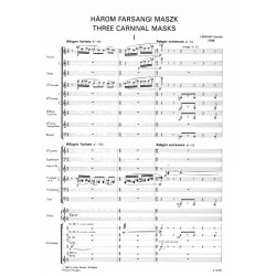 Three Carnival Masks : Wind Band, percussion and piano