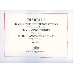 28 melodische Übungsstücke op. 149 im Umfange von : im Umfange von 5 Tönen