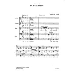 In Pharisaeos f&uuml;r gem. Chor und Trompete in B : f&uuml;r gem. Chor und Trompete in B