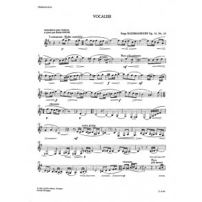 Vocalise op. 34, no. 14