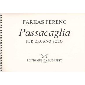 Passacaglia Per Organo Solo
