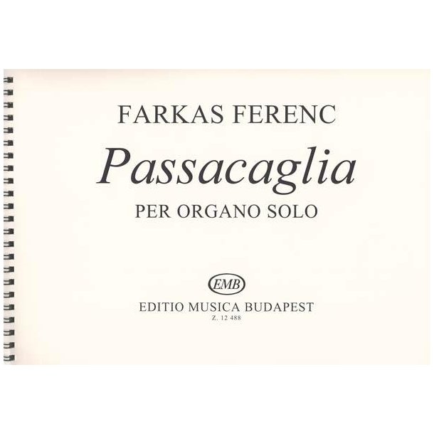 Passacaglia Per Organo Solo