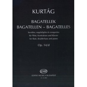 Bagatellen op. 14d : für Flöte, Kontrabass und Klavier
