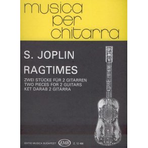 Ragtime Zwei Stücke für zwei Gitarren : Zwei Stücke für zwei Gitarren