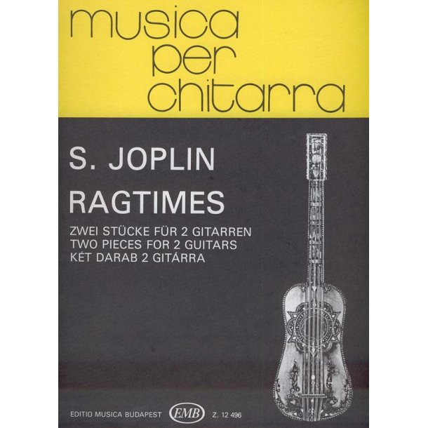 Ragtime Zwei St&uuml;cke f&uuml;r zwei Gitarren : Zwei St&uuml;cke f&uuml;r zwei Gitarren
