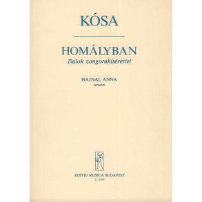 Homályban : Lieder nach Gedichten von A. Hajnal