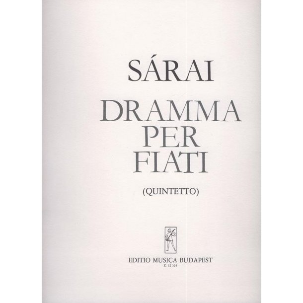 Dramma per fiati : f&uuml;r Bl&auml;serquintett