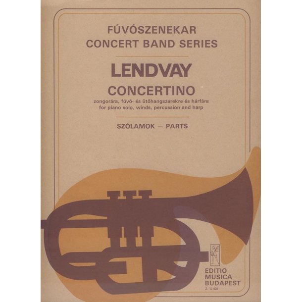 Concertino : Piano solo, winds, percussion and harp
