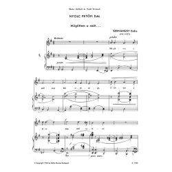 Nyolc Petifi dal : &eacute;nekre &eacute;s zongor&aacute;ra