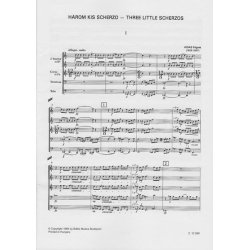 Drei kleine Scherzos f&uuml;r Blechbl&auml;serquintett