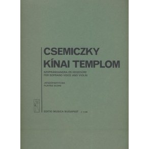 Chinesische Kirche für Sopran und Violine : nach Gedichten von S. Weöres
