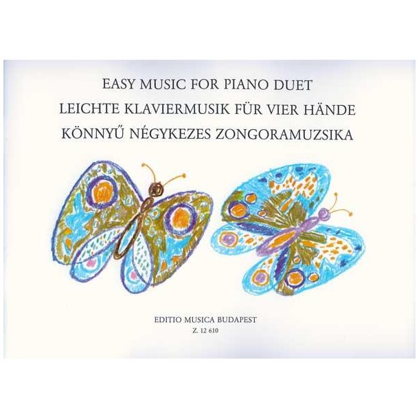 Leichte Klaviermusik f&uuml;r vier H&auml;nde
