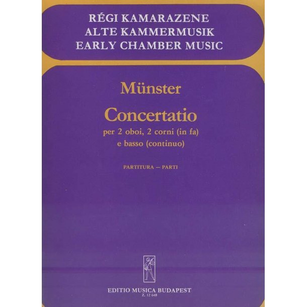 Concertatio : per due oboi, due corni e basso (continuo)