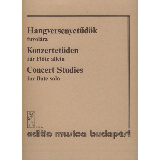 Konzertet&uuml;den : F&uuml;r Fl&ouml;te Allein