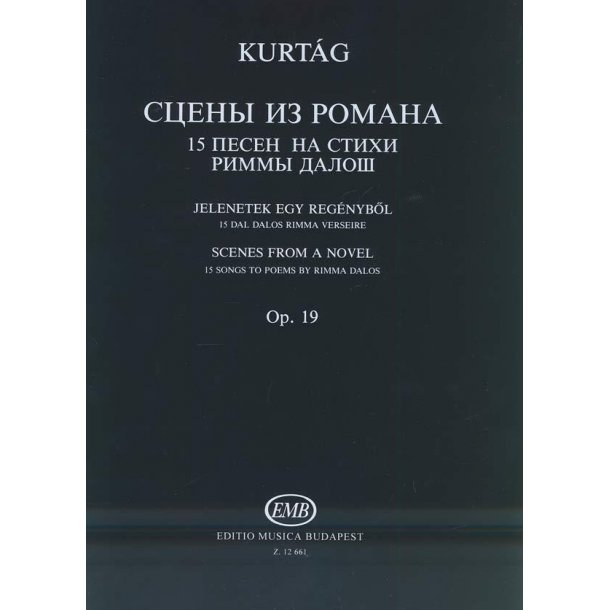Szene aus einem Roman : f&uuml;r Sopran, Violine, Kontrabass und Cimbalom