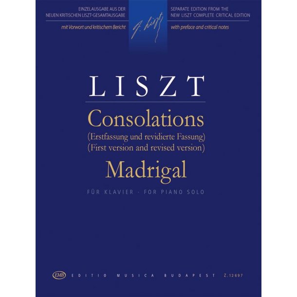 Consolations (First and Rev. Version) Madrigal