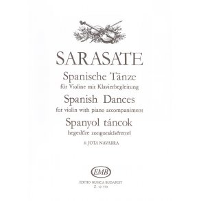 Spanische Tänze für Violine mit Klavierbegleitung : Jota Navarra