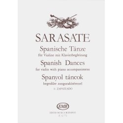 Spanische T&auml;nze f&uuml;r Violine mit Klavierbegleitung : Zapateado
