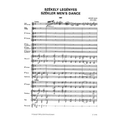 Sz&eacute;kler Men's Dance : Clarinet and Concert Band