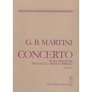 Concerto G major : for Flute, Strings and Harpsichord