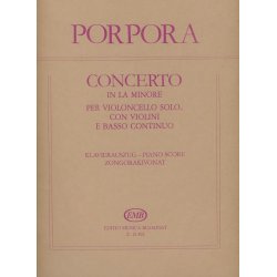 Concerto in la minore : per violoncello solo, con violini e basso continuo