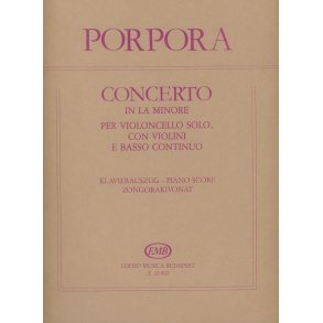 Concerto in la minore : per violoncello solo, con violini e basso continuo