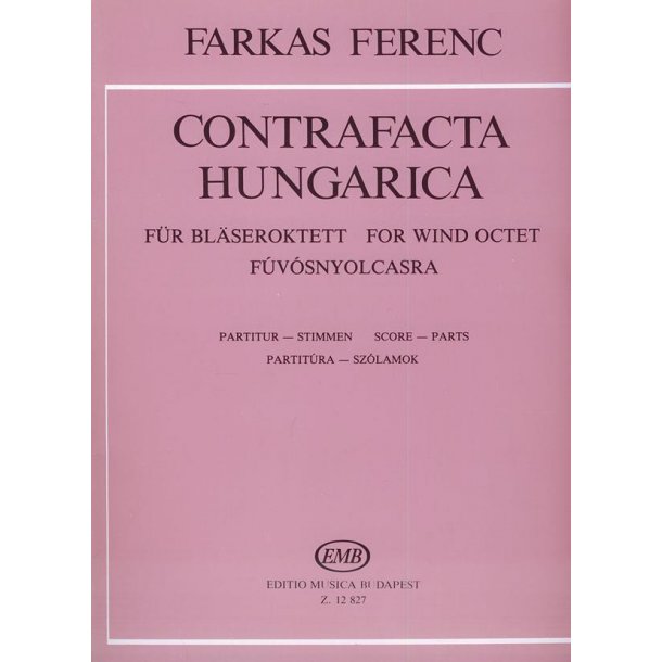 Contrafacta Hungarica f&uuml;r Bl&auml;seroktett : f&uuml;r Bl&auml;seroktett