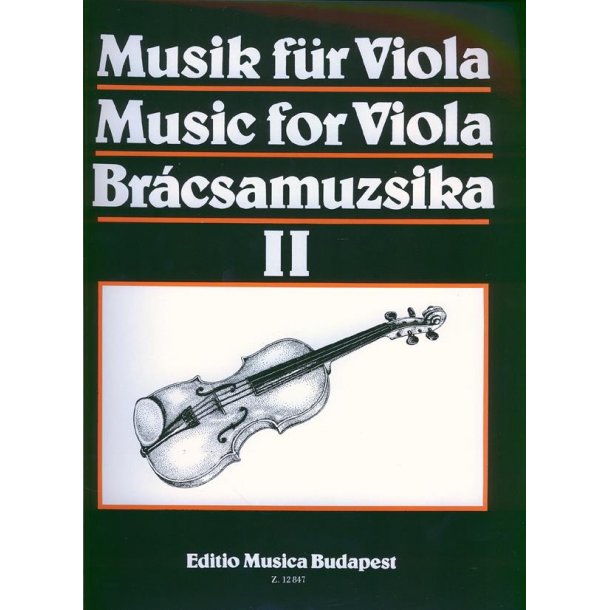 Music for Viola II - Musik f&uuml;r Viola II : (von Weber bis Brahms)