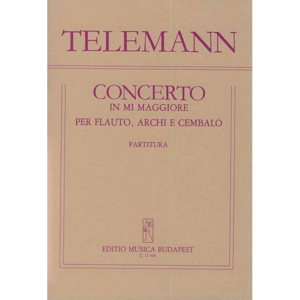 Konzert (F-Dur) f&uuml;r Fl&ouml;te, Streicher und Cembalo
