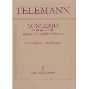 Konzert (E-Dur) für Flöte, Streicher und Cembalo