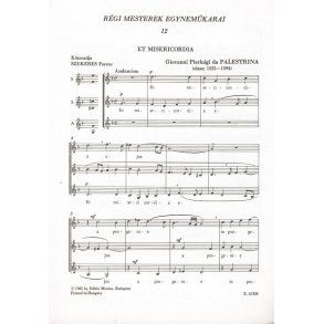 Régi mesterek egynemükarai V12 : Upper Voices Collection