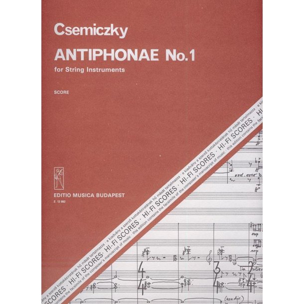 Antiphonae Nr. 1 : f&uuml;r Streichinstrumente