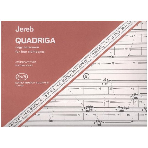 Quadriga f&uuml;r vier Posaunen : f&uuml;r vier Posaunen