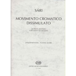 Movimento cromatico dissimulato per flauto, pian : per flauto, pianoforte e percussioni